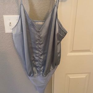 Light blue Abercrombie body suit